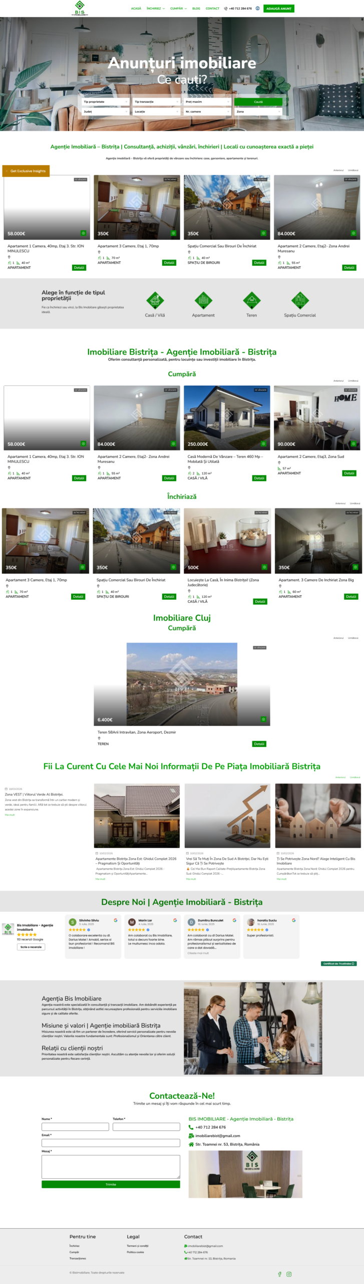 creare site agentie imobiliara