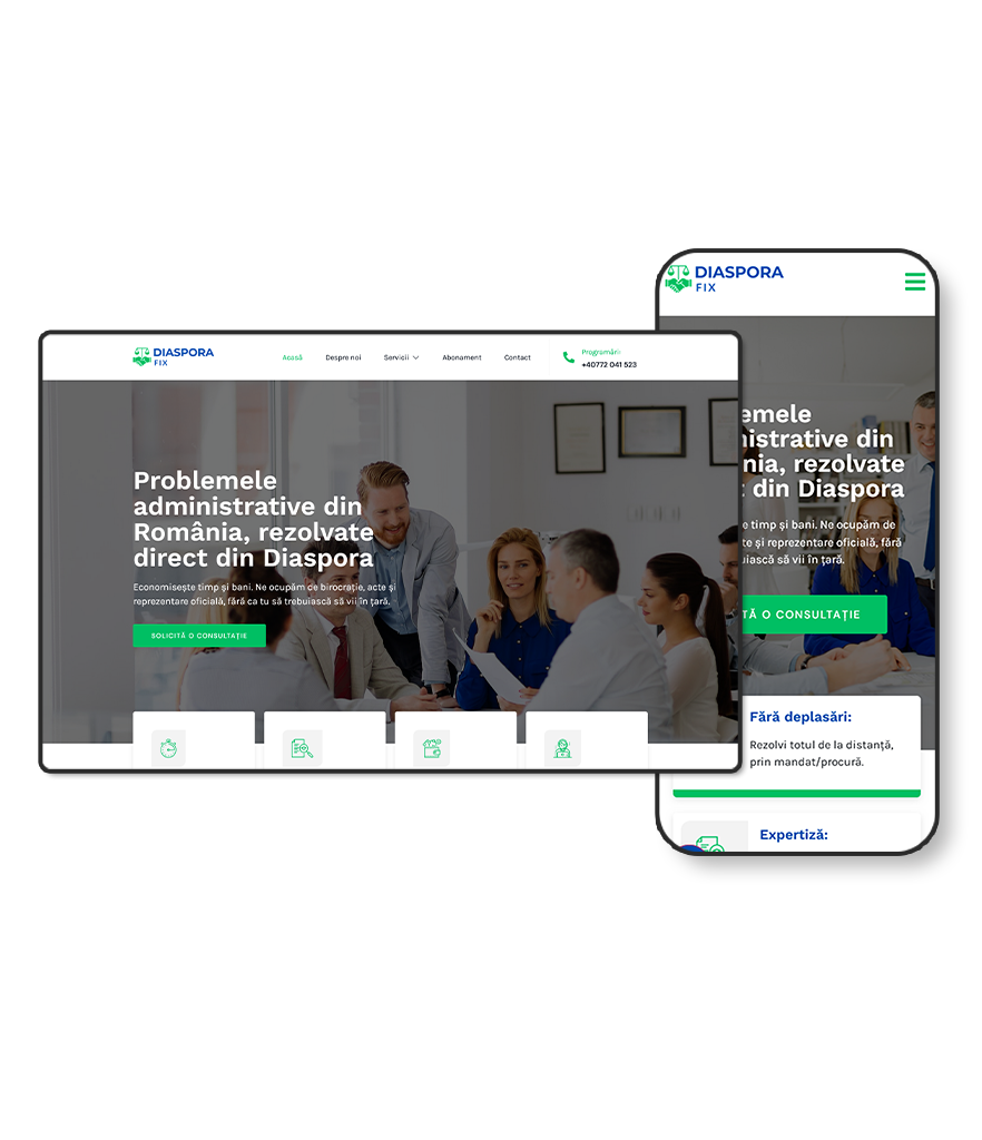 pagina web firma de consultanta