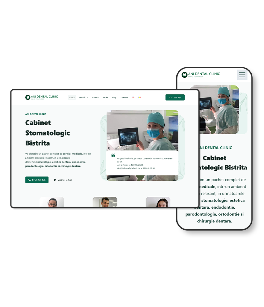 website de prezentare cabinet medical